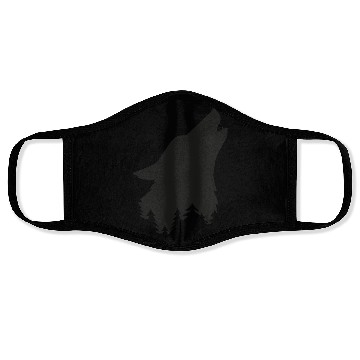 Discover Great Black Wolf for Forest Face Masks