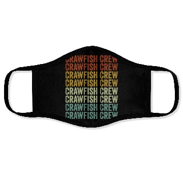 Discover Crawfish Crew Crawfish Boil Crawfish Lover Cajun L Face Masks