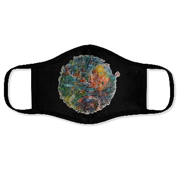 Discover Save Planet Protect the Earth Warning Design Face Masks