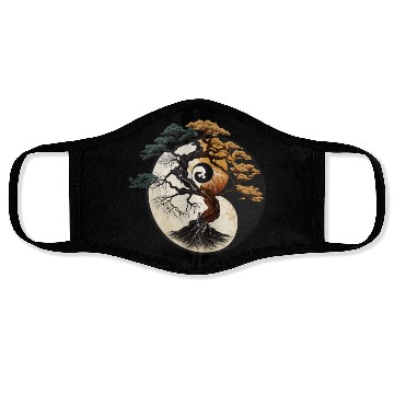 Discover Yin and Yang Bonsai Tree Face Masks