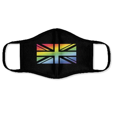 Discover Union Jack / Rainbow Flag (Great Britain / UK) Face Masks