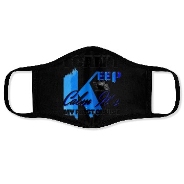 Discover i can't keep calm it's my first cruise Face Masks