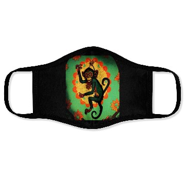 Discover Cute Spider Monkey Animal Lovers Spider Monkey Face Masks