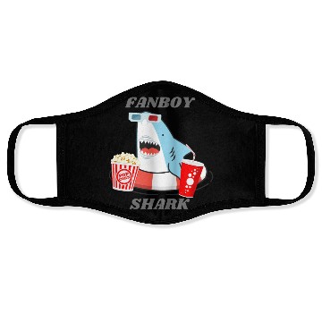 Discover Cinema Fanboy Shark Face Masks