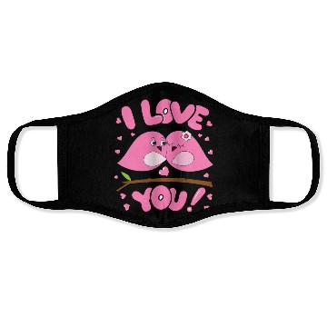 Discover I love you Face Masks