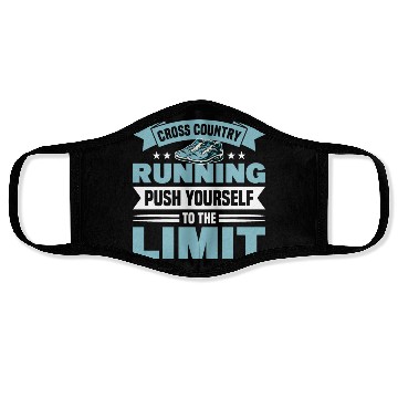 Discover Cross Running, Push Yourself To The Limit Face Masks
