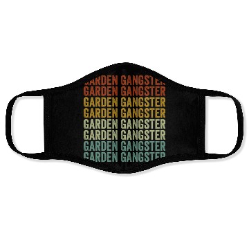 Discover Garden Gangster Gardener Face Masks