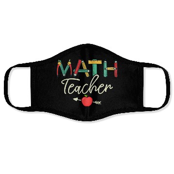 Discover Math Teacher Student School Education Face Masks