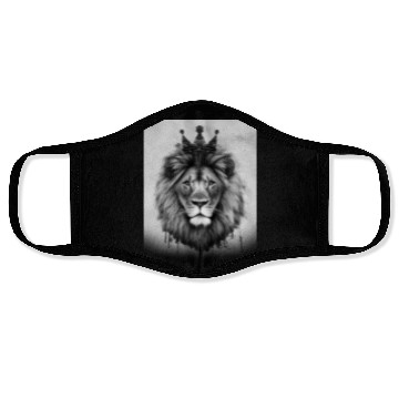 Discover Lion with a crown Face Masks