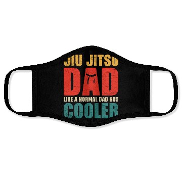 Discover Jiu-jitsu dad like a normal dad but cooler Face Masks