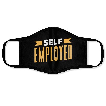 Discover Self Employed Job Boss Freelancer Work Face Masks
