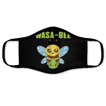Discover Cute Wasabi Bee Pun Face Masks