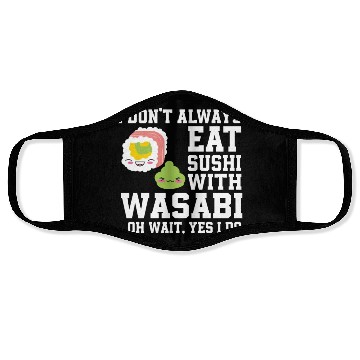 Discover Sushi And Wasabi Face Masks