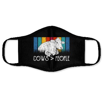 Discover Cows > People Lover Farm Animals Cow Face Masks
