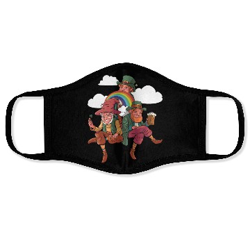 Discover Three Leprechauns - St Patricks Day Irish Face Masks