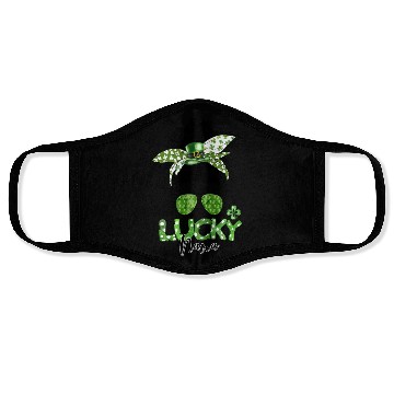 Discover One Lucky Nana Matching Family St Patricks Day Face Masks