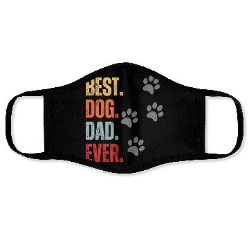 Discover FUNNY BEST DOG DAD EVER CLASSIC Face Masks