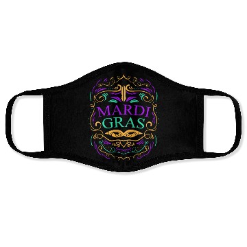 Discover Lettering And Ornaments For Mardi Gras Face Masks