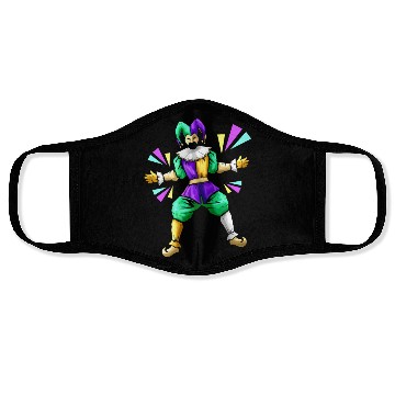Discover Jester Costume For Mardi Gras Face Masks