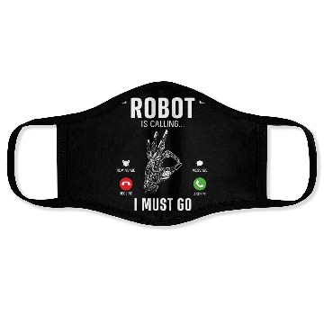 Discover Robot Robotics Engineer Phone Face Masks