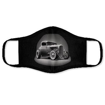Discover Street Rod Aesthetic Style Vintage Car Hot Rod Face Masks