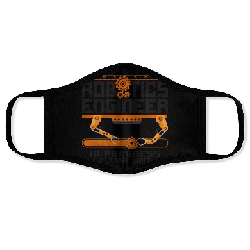 Discover Robot Robotics Engineer Vintage Face Masks