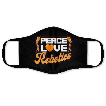 Discover Robot Robotics Engineer Female Face Masks