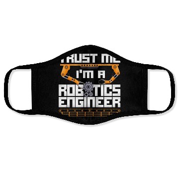 Discover Robot Robotics Engineer Vintage Face Masks