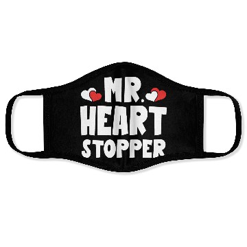 Discover Mr Heart Stopper Funny Boyfriend Valentine's Day Face Masks