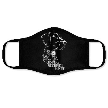 Discover Loved by a German Shorthaired Pointer dog mom Face Masks