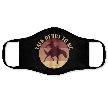 Discover Talk Derby To Me Face Masks