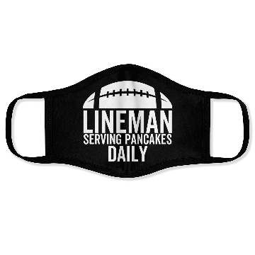 Discover Lineman Serving Pancakes Daily Face Masks