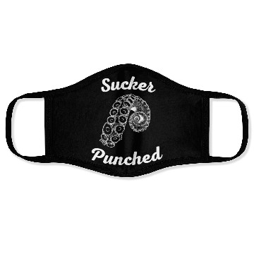 Discover Octopus Sucker Punched Face Masks