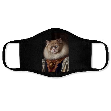 Discover Angora Persian Cat Breed Portrait Royal Renaissanc Face Masks