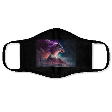 Discover Electric Mountain, Violet Skies, and a Luminous Wo Face Masks