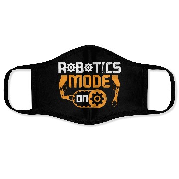 Discover Robot Robotics Engineer Vintage Face Masks