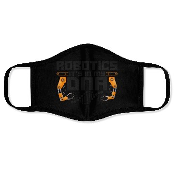 Discover Robot Robotics Engineer Vintage Face Masks