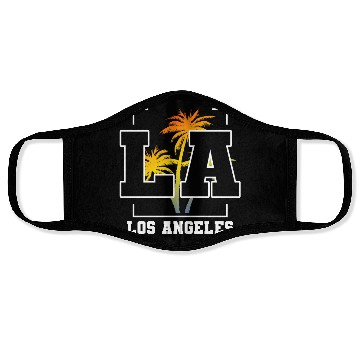 Discover Los Angeles LA California Gift Face Masks