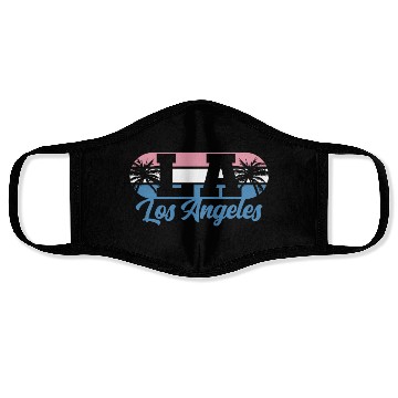 Discover Los Angeles LA California Gift Face Masks