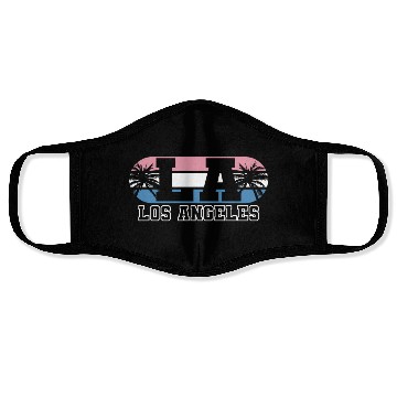 Discover Los Angeles LA California Gift Face Masks