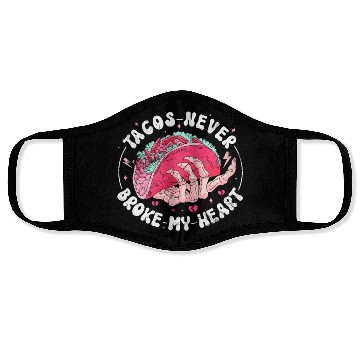 Discover Taco Anti-valentine, Tacos Are My Valentine Face Masks