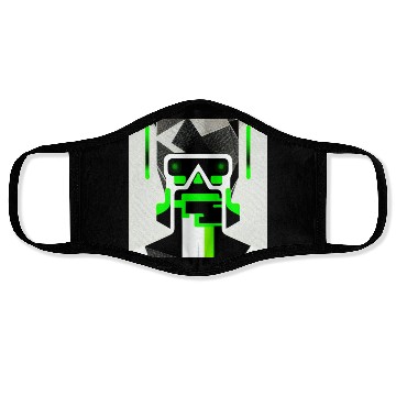 Discover Cyberpunk Inspired Green Theme KeyLead Face Masks