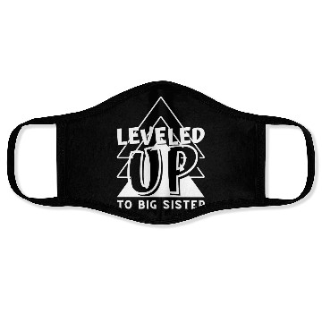 Discover Level Up to big sister Face Masks