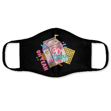 Discover OH YEAH 90s BABY Face Masks