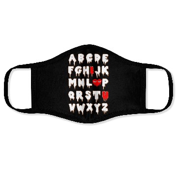 Discover i love you Face Masks