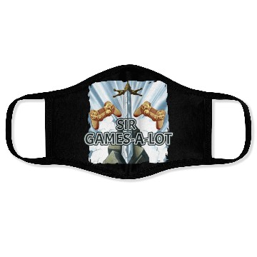 Discover Gamesalot Gamer Controller Gaming Camelot Sword Face Masks