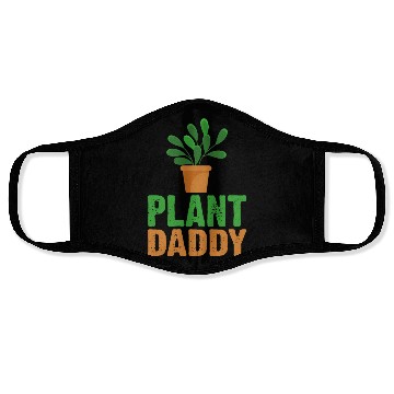 Discover Plant Daddy Succulents Dad Funny for Landscapers Face Masks
