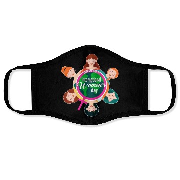 Discover International Women's Day Theme 2023 Embrace Equit Face Masks