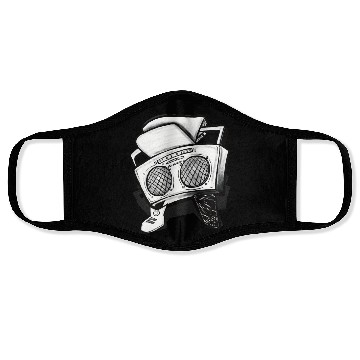 Discover Boom box pirate Face Masks