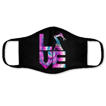 Discover Robot Robotics Engineer Watercolor Face Masks